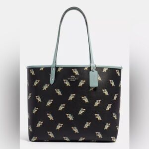 Coach Reversible City Print, Party Owl Print.  NWT